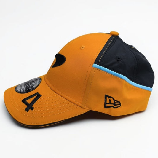 Gorra McLaren #4 | Gorra Fórmula 1 Lando Norris Ajustable Estilo Racing