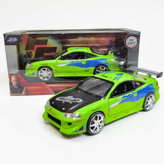 Mitsubishi Eclipse Rápidos y Furiosos 1:24 Jada | Auto a Escala de Colección