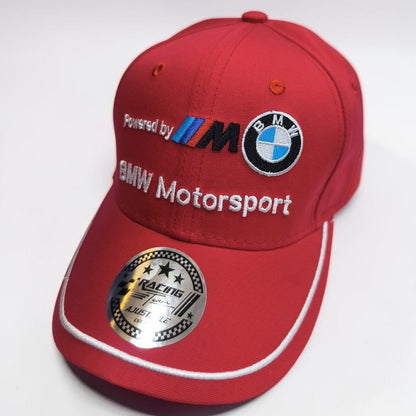 Gorra BMW Roja | Gorra Motorsport Ajustable Estilo Deportivo