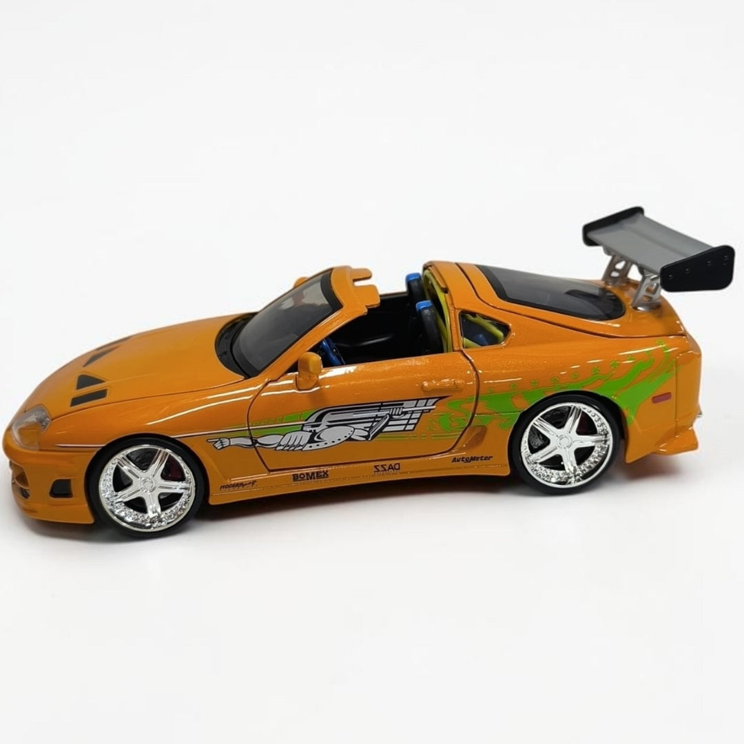 Toyota Supra MK4 Rápidos y Furiosos 1:24 Jada | Auto a Escala de Colección