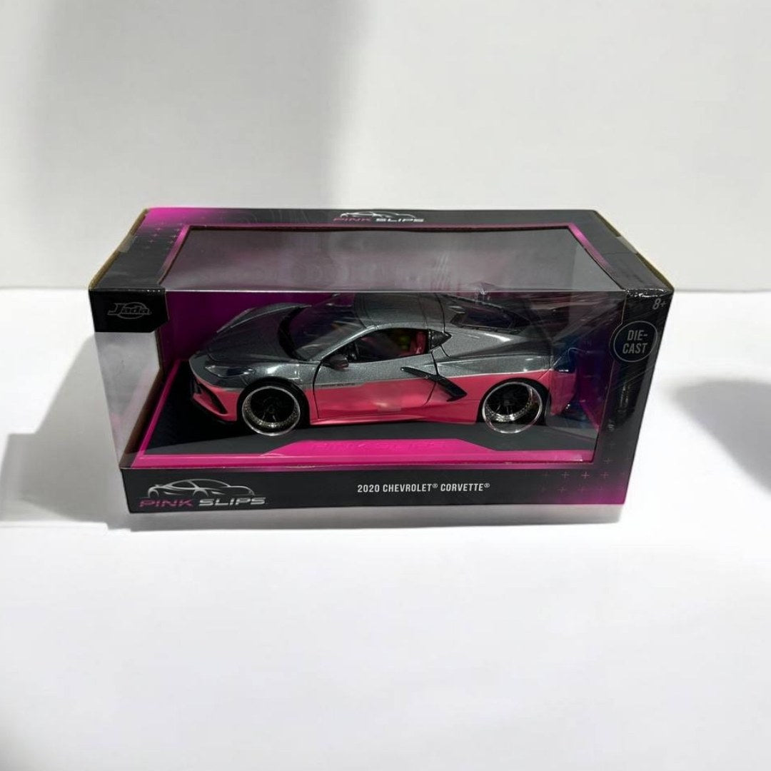 Chevrolet Corvette 2020 Pinkslips a Escala 1:24 – Diseño Moderno y Potencia Inigualable