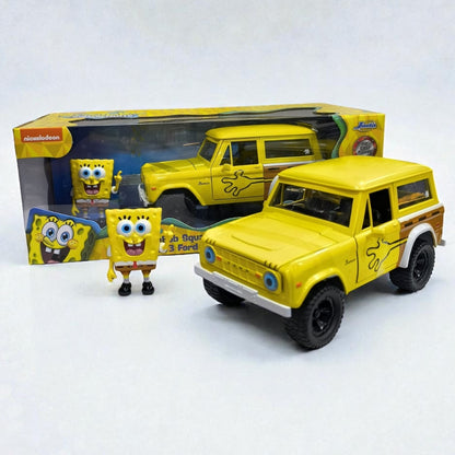 Ford Bronco Bob Esponja 1:24 Jada | Camioneta a Escala de Colección