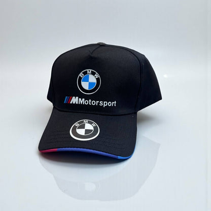 Gorra BMW Negra – Estilo Motorsport Premium | Elegancia y Potencia en Cada Detalle