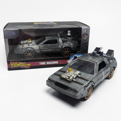 DeLorean Máquina del Tiempo 3 Jada 1:32 | Volver al Futuro Parte III Modelo de Colección