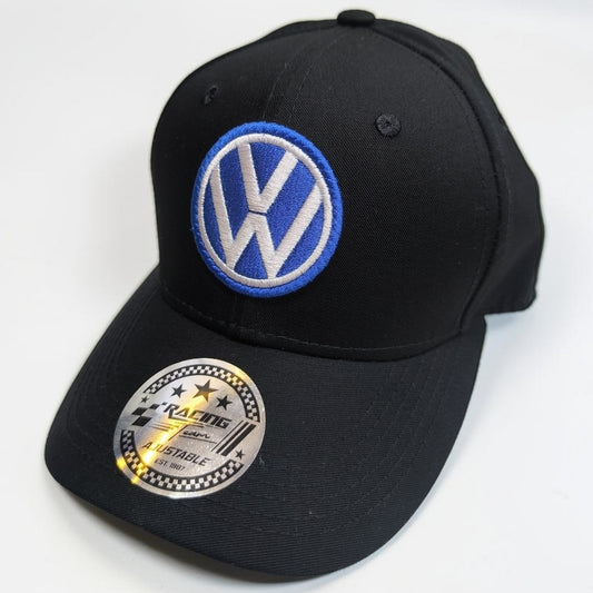 Gorra Volkswagen Negra | Gorra VW Ajustable Estilo Automotriz