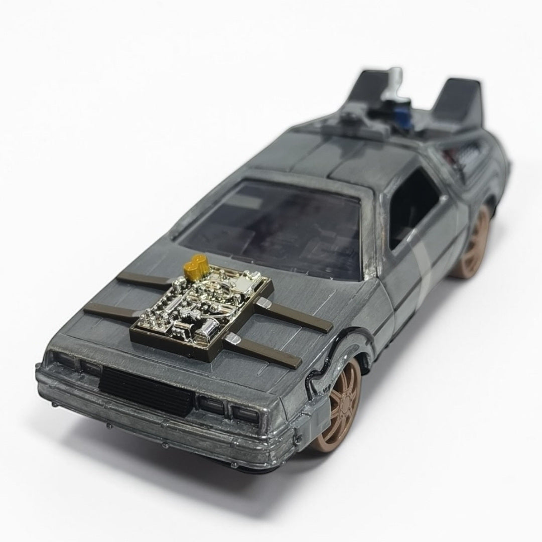 DeLorean Máquina del Tiempo 3 Jada 1:32 | Volver al Futuro Parte III Modelo de Colección