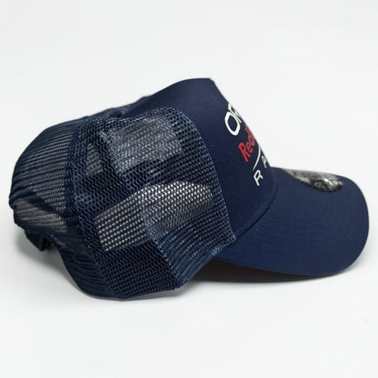 Gorra Red Bull Racing Azul con Malla | Gorra Trucker Fórmula 1 Ajustable