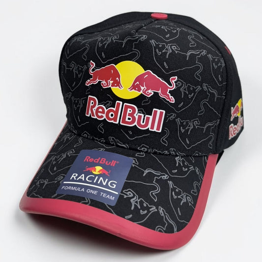 Gorra Red Bull Racing Negra | Gorra Fórmula 1 Ajustable Estilo Racing