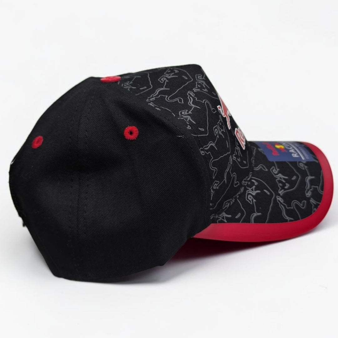 Gorra Red Bull Racing Negra | Gorra Fórmula 1 Ajustable Estilo Racing