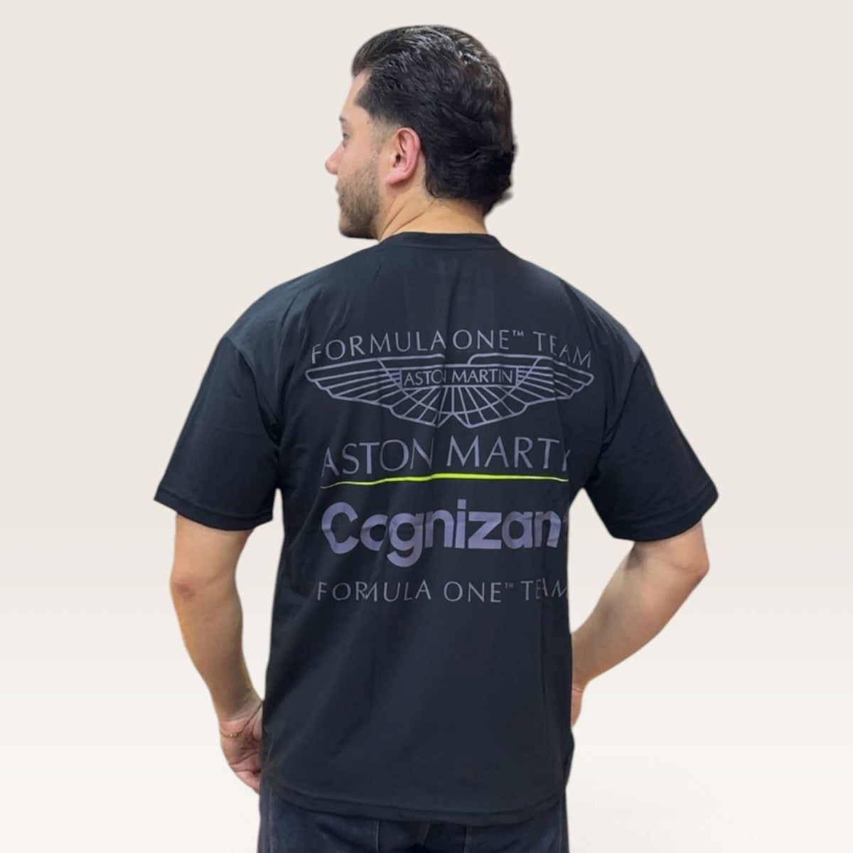 Camiseta Aston Martin Negra