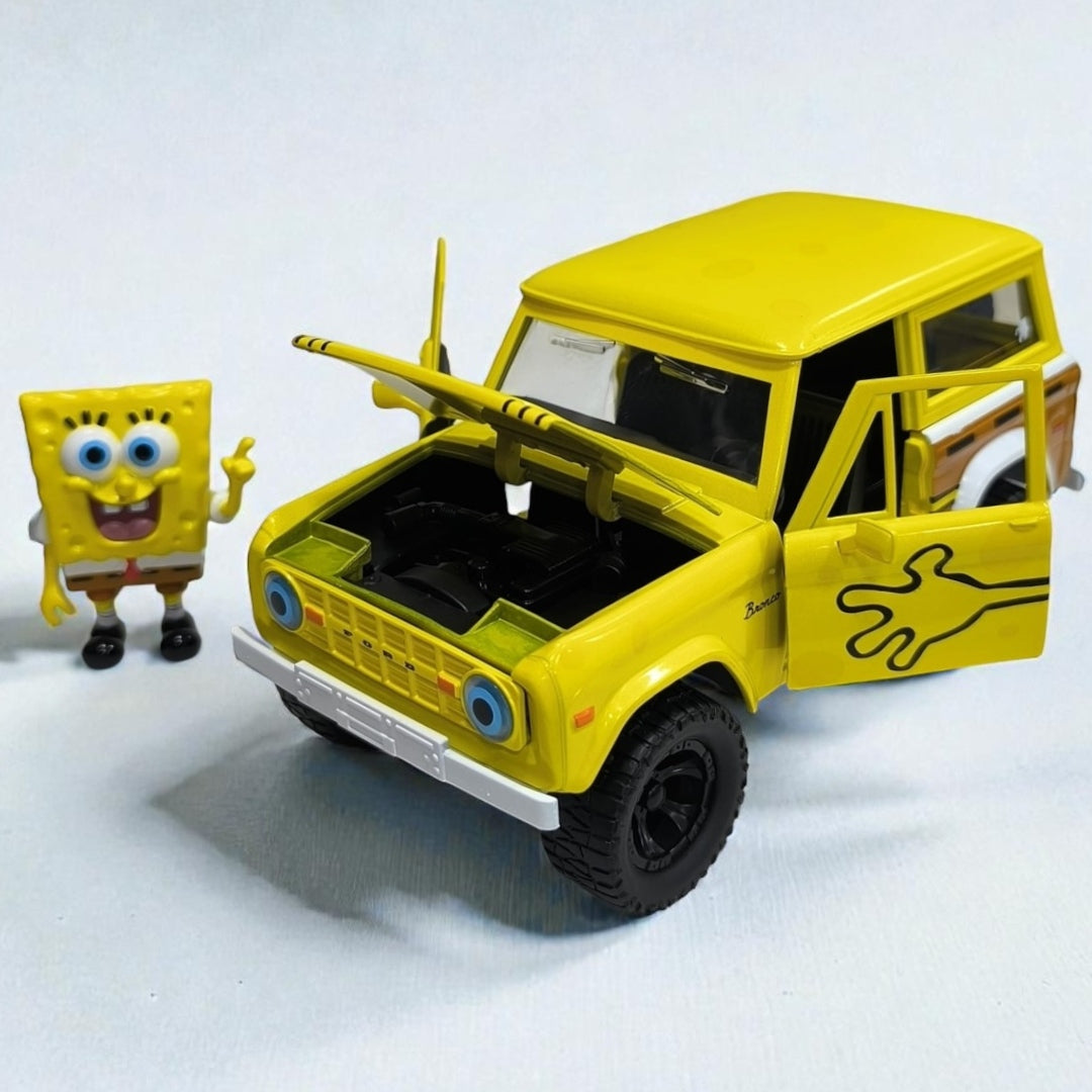 Ford Bronco Bob Esponja 1:24 Jada | Camioneta a Escala de Colección