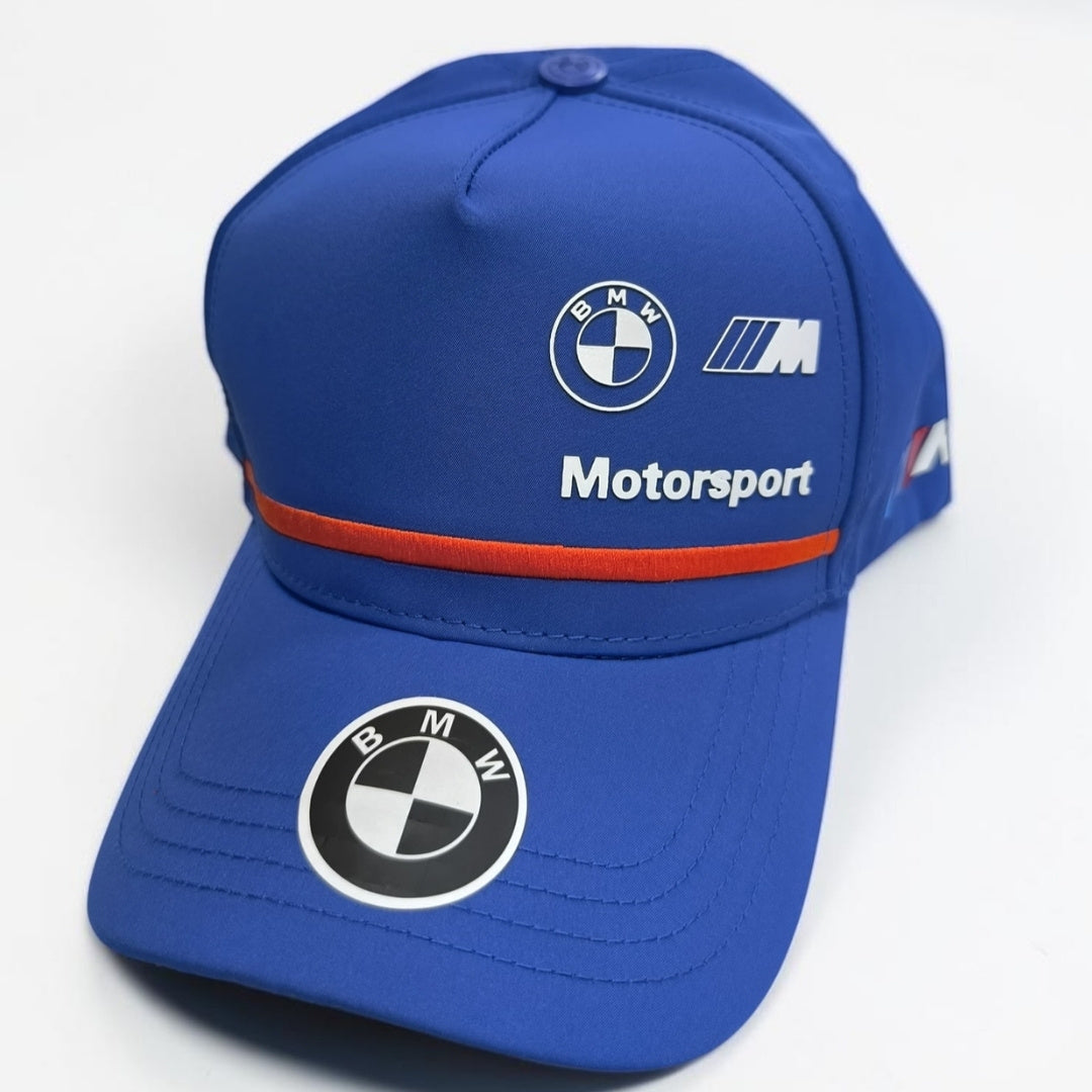 Gorra BMW Azul | Gorra Motorsport Ajustable Estilo Deportivo