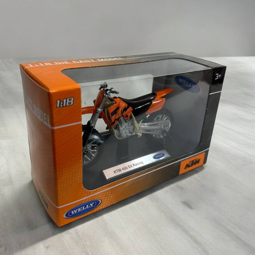 Modelo a Escala KTM 450 SX Racing - Réplica Detallada de una Leyenda del Motocross