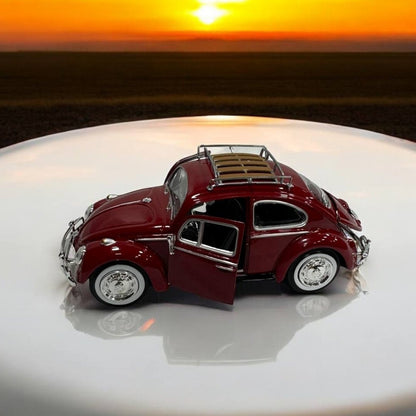 Volkswagen Beetle Escarabajo 1966 1:24 – Modelo a Escala – Clásico Vehículo Retro Detallado