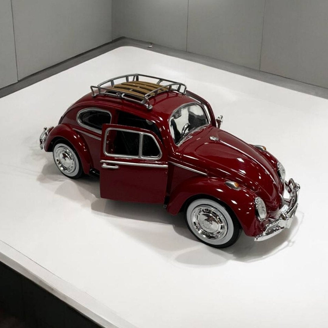 Volkswagen Beetle Escarabajo 1966 1:24 – Modelo a Escala – Clásico Vehículo Retro Detallado