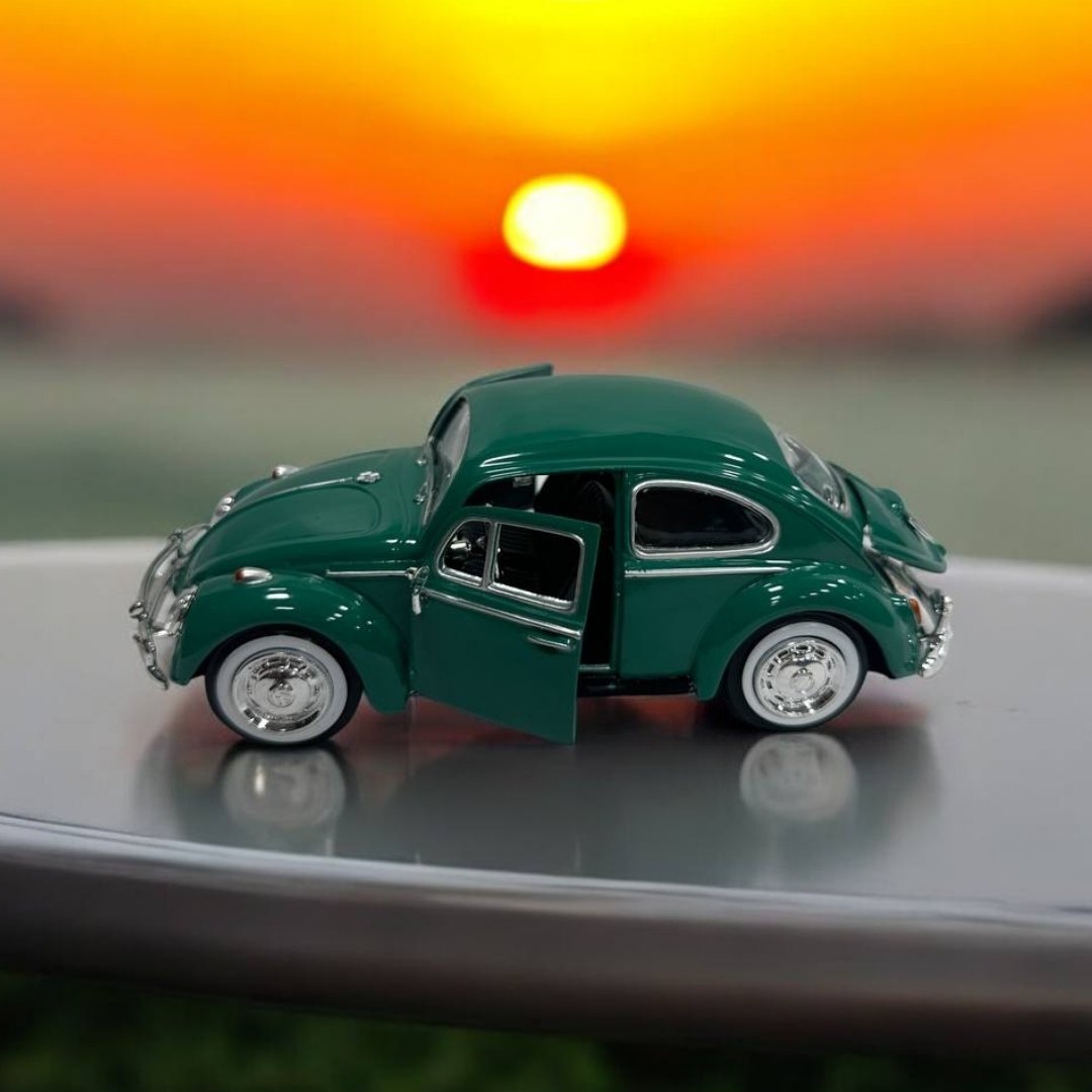 Volkswagen Beetle Escarabajo 1966 1:24 – Modelo a Escala – Clásico Retro Detallado