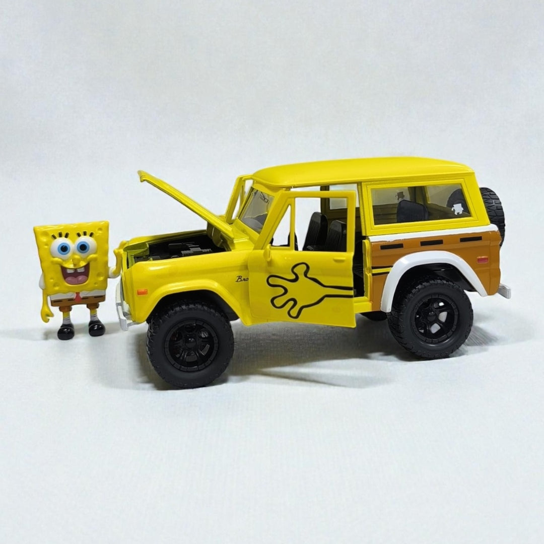 Ford Bronco Bob Esponja 1:24 Jada | Camioneta a Escala de Colección