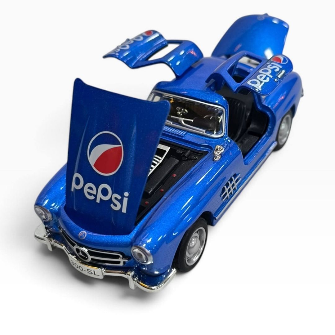 Mercedes-Benz 300 SL 1:27 Edición Pepsi Azul
