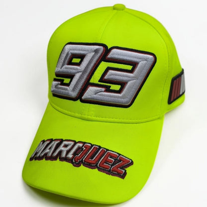 Gorra 93 Márquez Verde | Gorra MotoGP Marc Márquez Ajustable Estilo Racing
