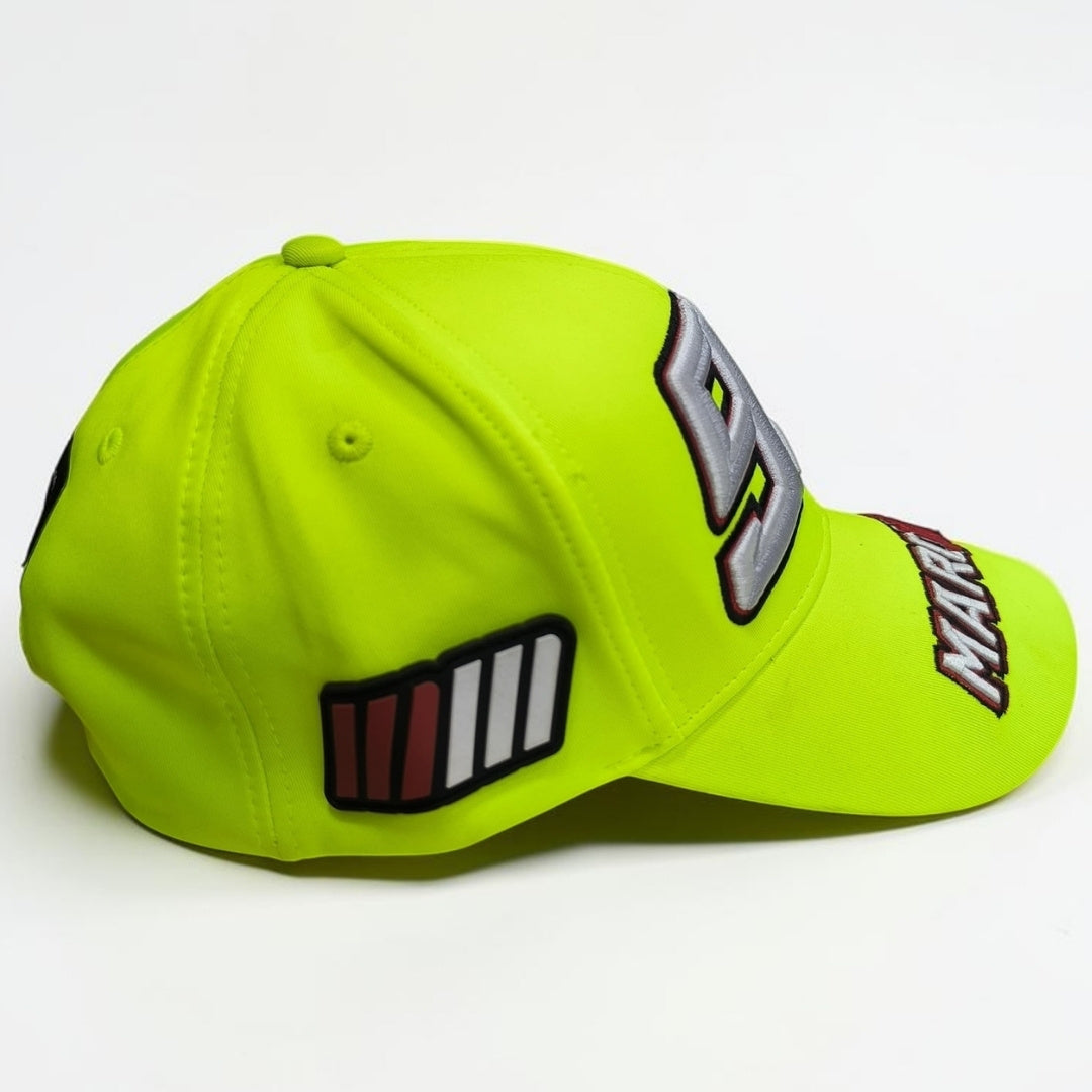 Gorra 93 Márquez Verde | Gorra MotoGP Marc Márquez Ajustable Estilo Racing