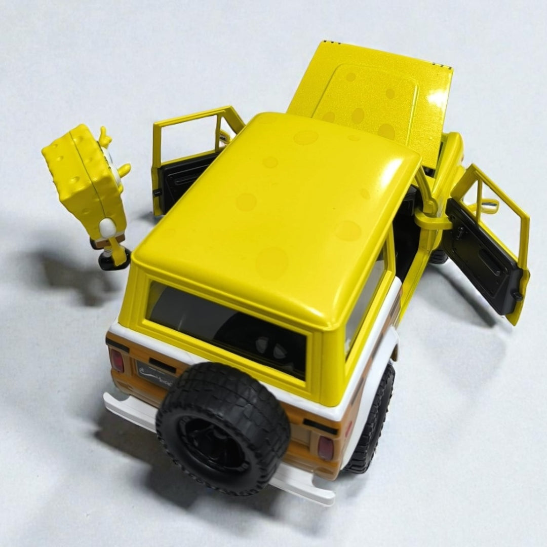 Ford Bronco Bob Esponja 1:24 Jada | Camioneta a Escala de Colección