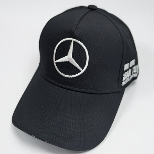 Gorra Mercedes AMG Petronas Negra | Gorra Fórmula 1 Ajustable Estilo Racing