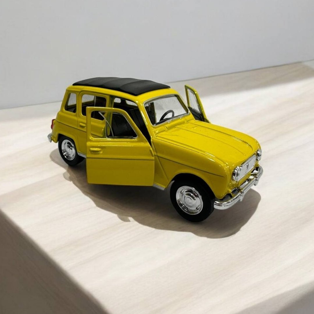 Renault 4 1:32 – Modelo Clásico de Hatchback Francés con Detalles Retro