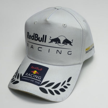 Gorra Red Bull Racing Blanca | Gorra Fórmula 1 Ajustable Estilo Racing