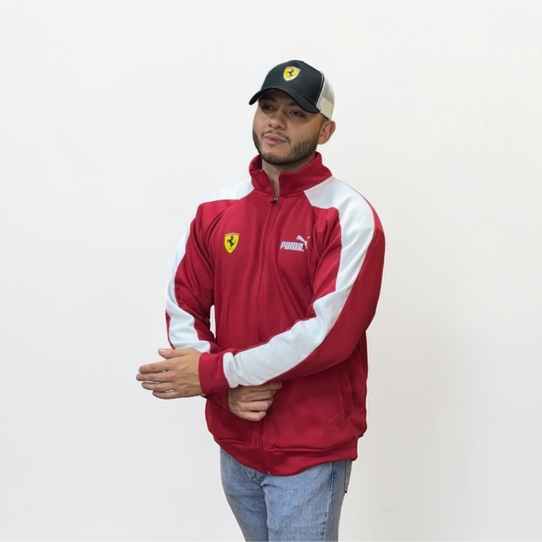 Chaqueta Ferrari F1 Team – Chaqueta Oficial de Automovilismo Estilo Racing