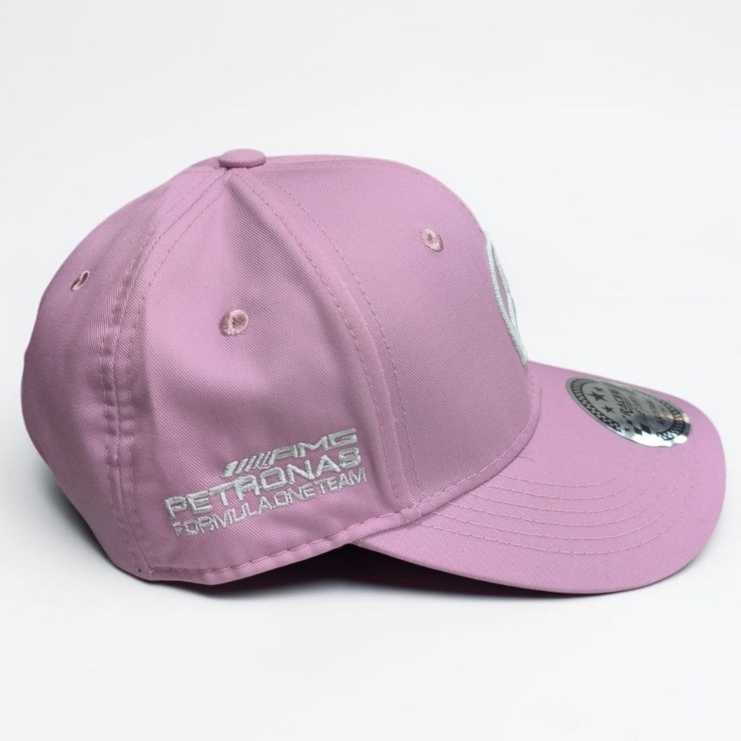 Gorra Mercedes AMG Petronas Rosada | Gorra Fórmula 1 Ajustable Estilo Racing