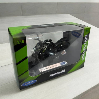 Modelo a Escala Kawasaki Z1000 R 1:18 - Réplica Detallada de una Motocicleta Deportiva