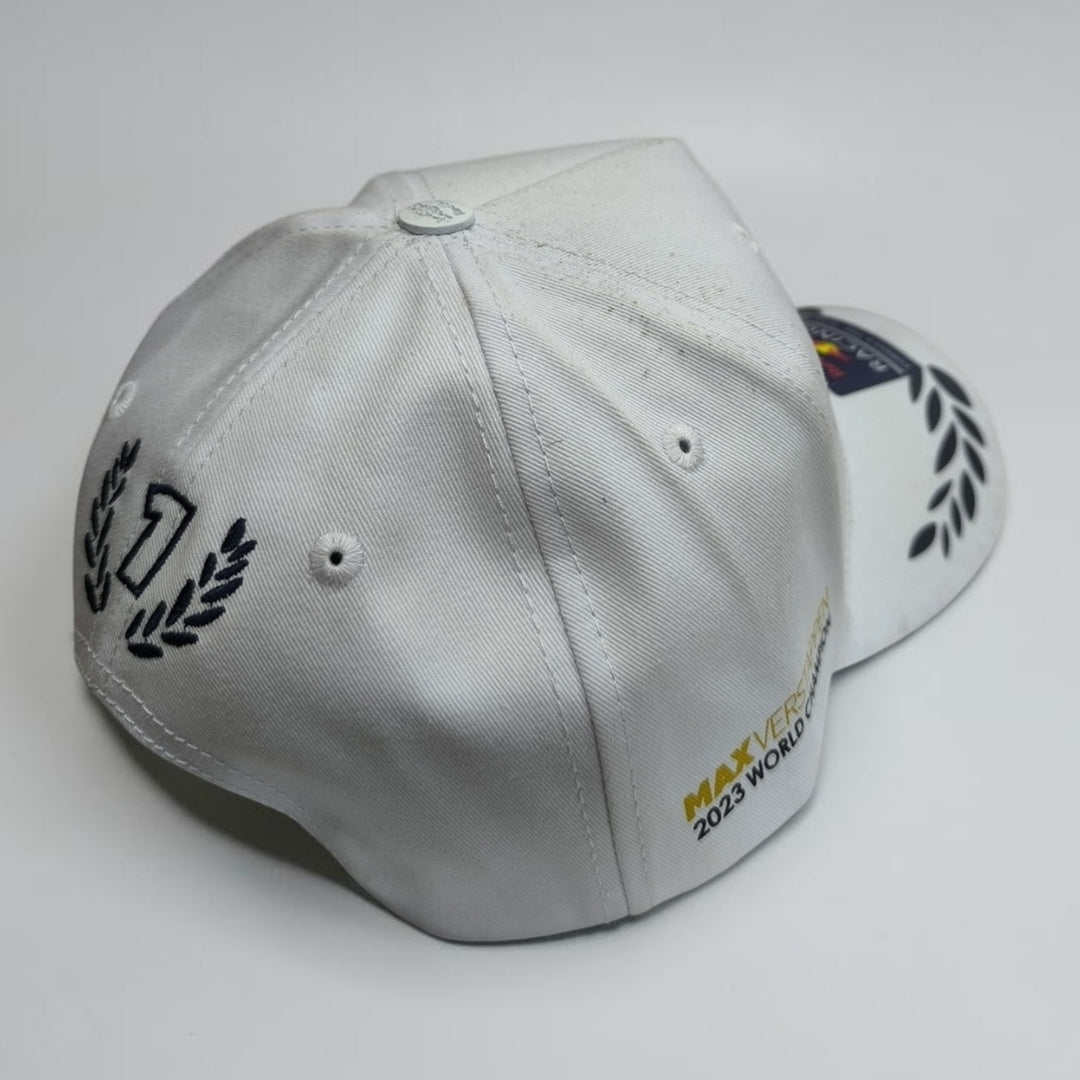 Gorra Red Bull Racing Blanca | Gorra Fórmula 1 Ajustable Estilo Racing