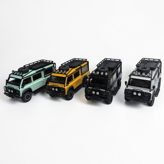 Land Rover Defender 110 Escala 1:27 | Camioneta Todoterreno Modelo de Colección