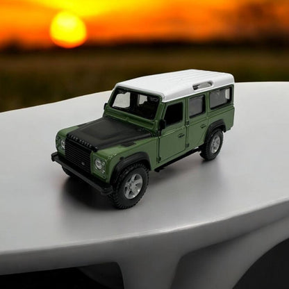 Land Rover Defender Clásico 1:27 – Modelo a Escala – Icono Todo Terreno en Miniatura