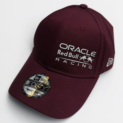 Gorra Red Bull Racing Vino Tinto | Gorra Fórmula 1 Ajustable Estilo Racing