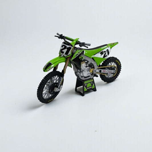 Kawasaki KX 450 SR Jason Anderson Escala 1:12 – Moto Motocross de Colección
