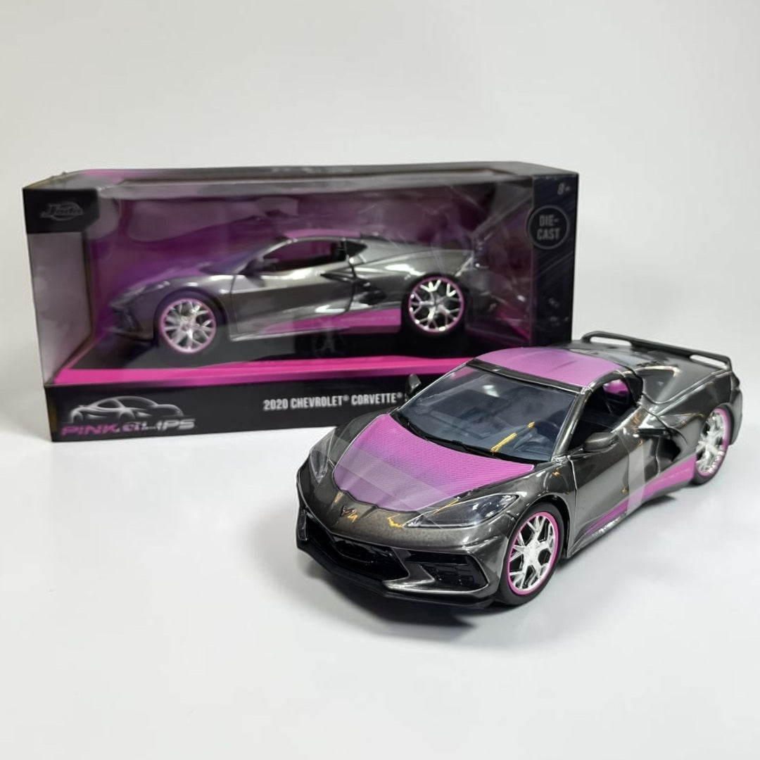 Chevrolet Corvette 2020 Pink Slips 1:24 Jada | Superdeportivo a Escala de Colección