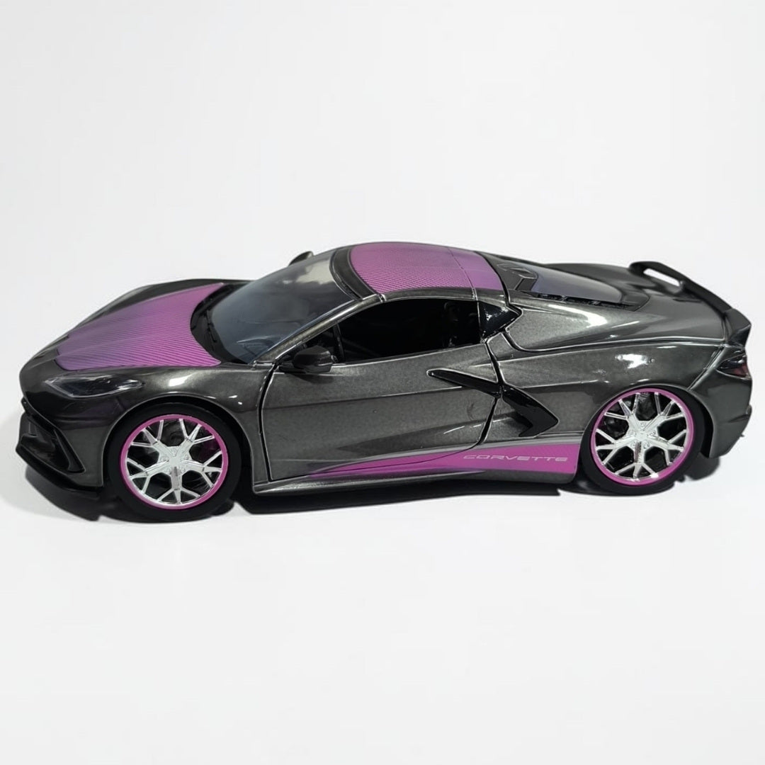 Chevrolet Corvette 2020 Pink Slips 1:24 Jada | Superdeportivo a Escala de Colección