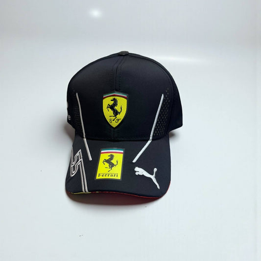 Gorra Ferrari Negra – Estilo Racing Premium | Pasión y Elegancia Automotriz