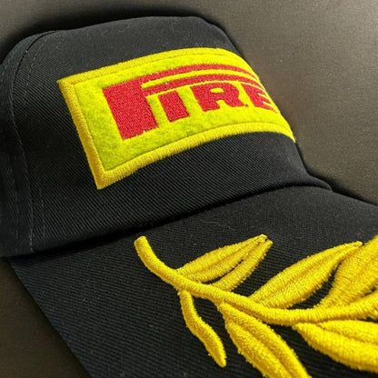 ¡Gorra Pirelli Negra - Estilo y Resistencia en Cada Detalle!