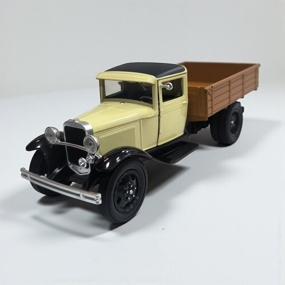 Ford Model AA 1931 Beige – Modelo de Colección 1:24 en Metal Clásico