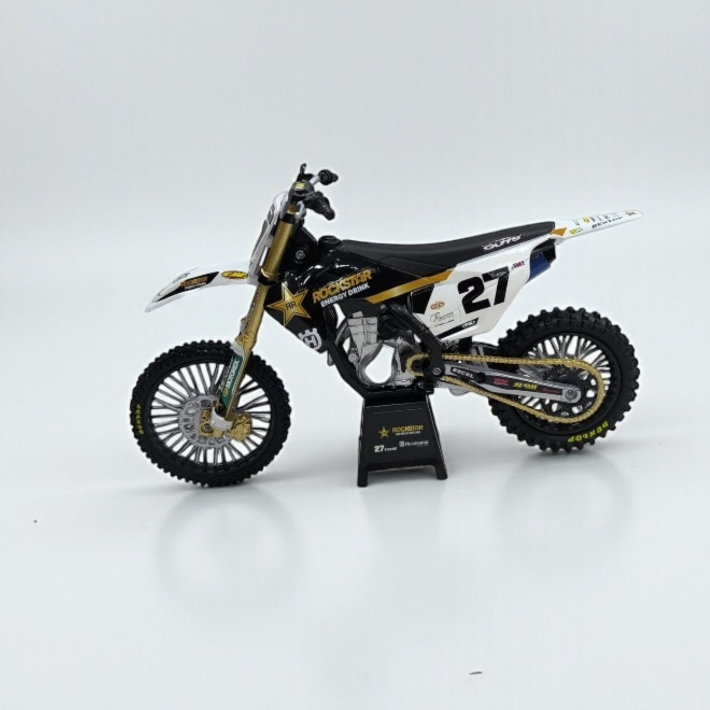 Husqvarna #27 Malcolm Stewart Escala 1:12 – Moto Motocross de Colección