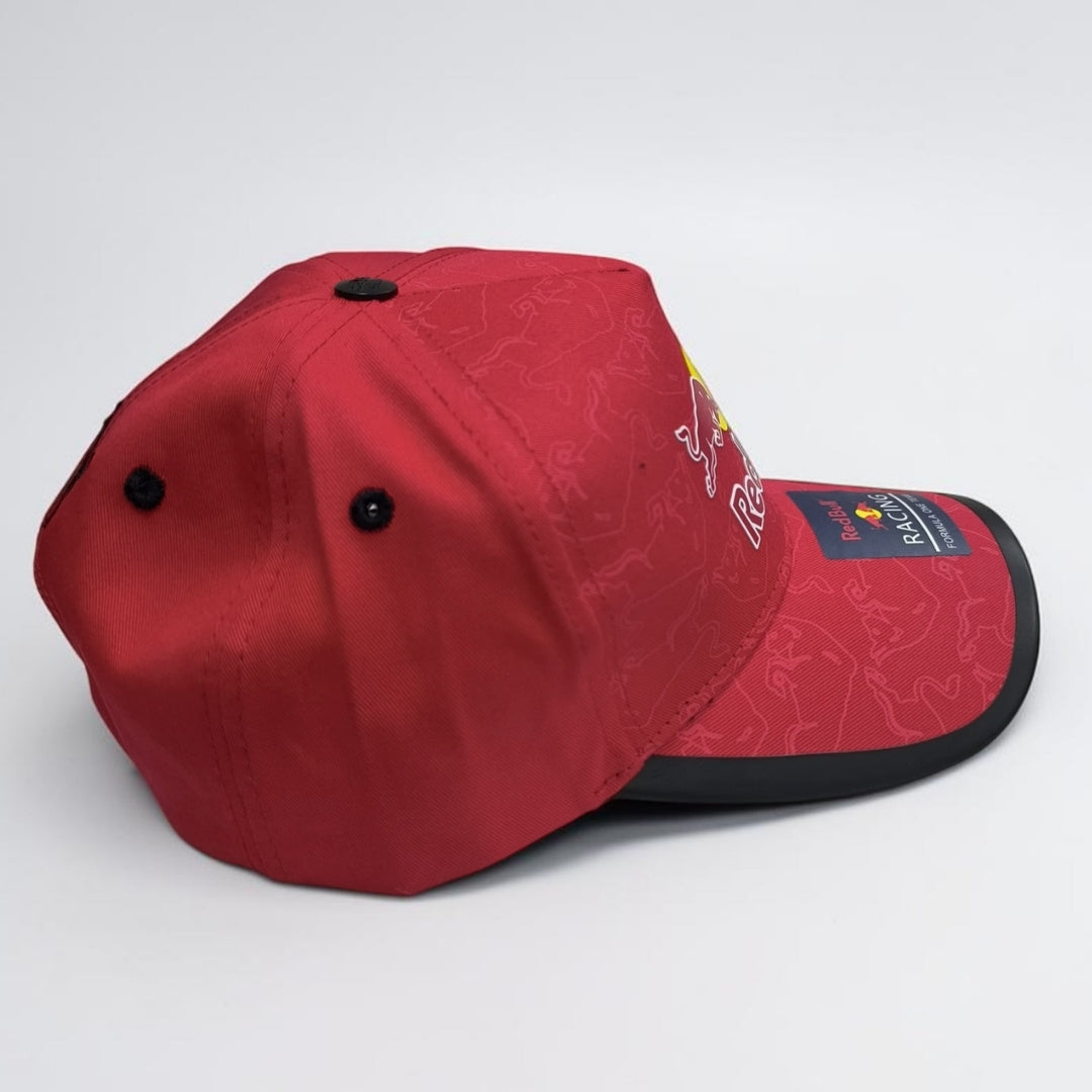 Gorra Red Bull Racing Roja | Gorra Fórmula 1 Ajustable Estilo Racing