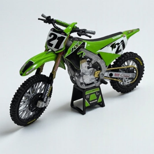 Kawasaki KX 450 SR Jason Anderson Escala 1:12 – Moto Motocross de Colección
