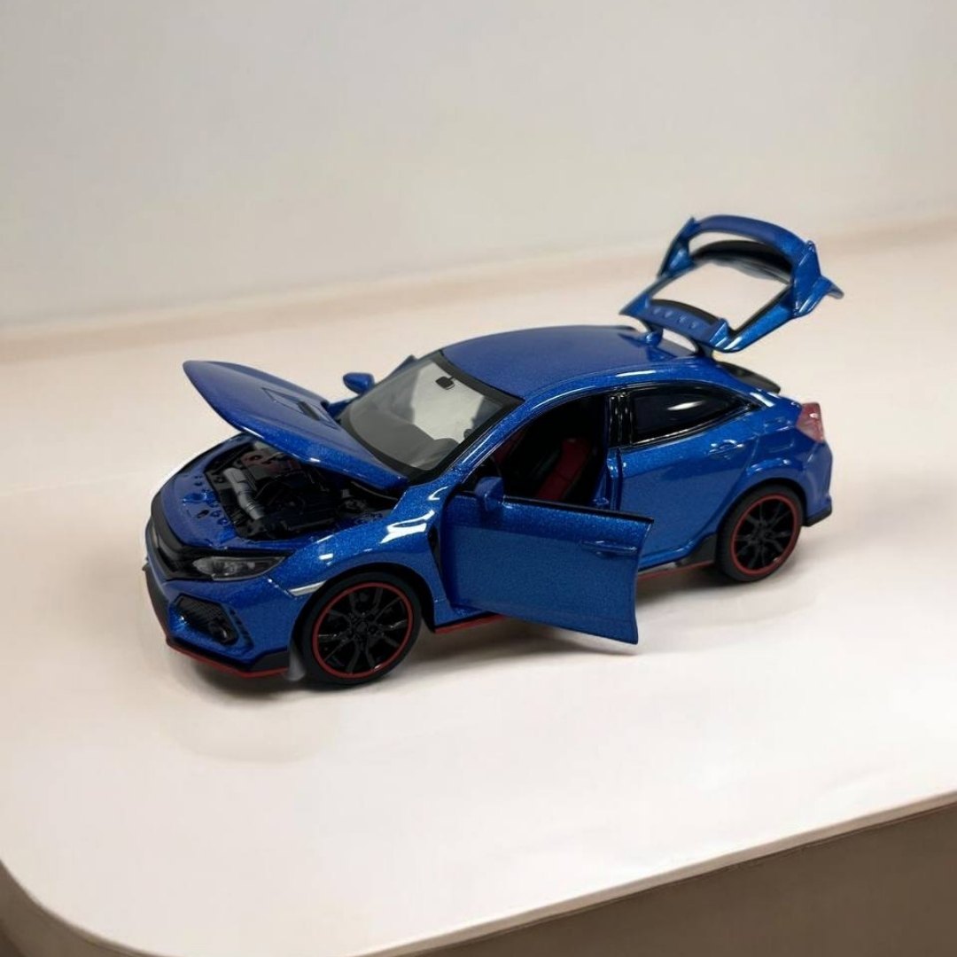 Honda Civic Type R 1:27 – Modelo a Escala – Hatchback Deportivo de Alto Rendimiento en Miniatura