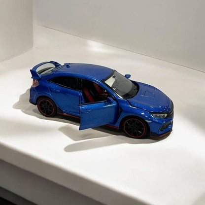 Honda Civic Type R 1:27 – Modelo a Escala – Hatchback Deportivo de Alto Rendimiento en Miniatura