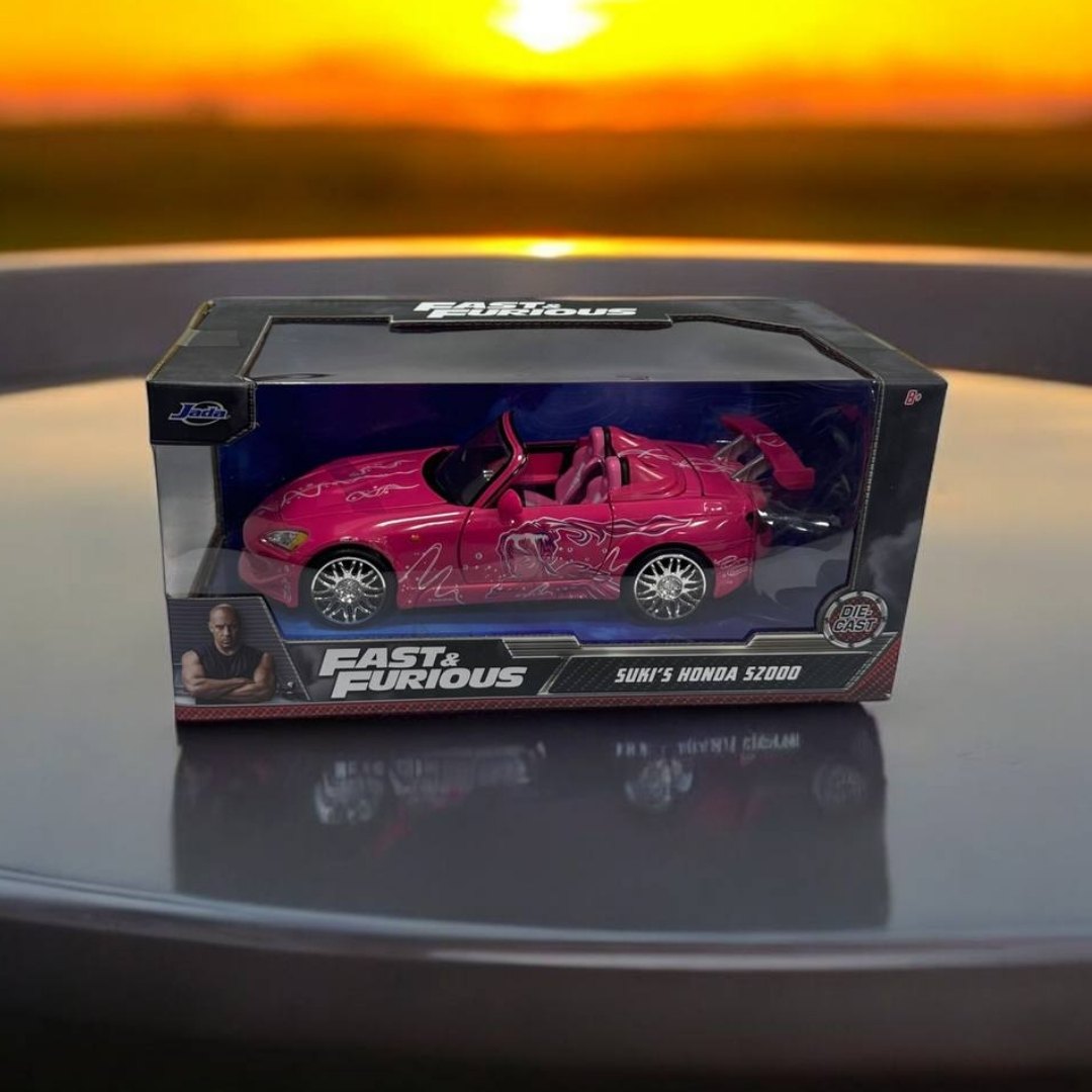 Suki's Honda S2000 Rápidos y Furiosos 1:24 – Modelo a Escala – Deportivo de Alto Rendimiento en Miniatura