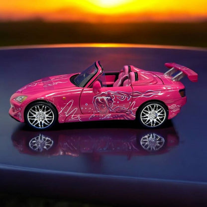 Suki's Honda S2000 Rápidos y Furiosos 1:24 – Modelo a Escala – Deportivo de Alto Rendimiento en Miniatura