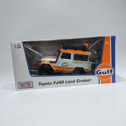 Toyota FJ40 Gulf Edition – Modelo de Colección 1:24 en Metal