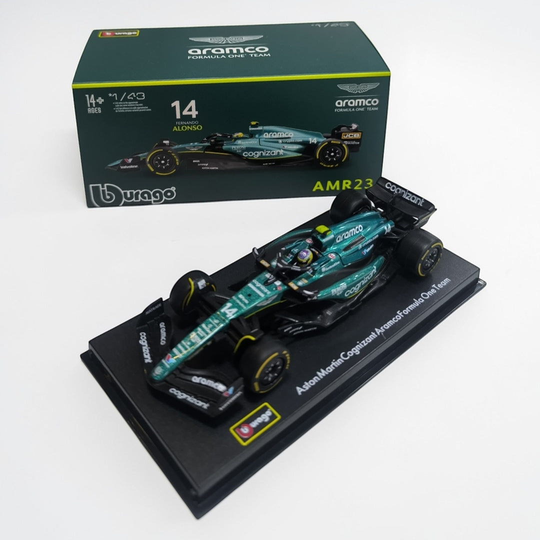 Aston Martin AMR23 Fernando Alonso #14 Escala 1:43 – Fórmula 1 de Colección